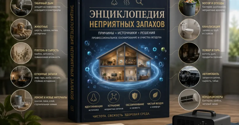 Энциклопедия неприятных запахов в помещениях